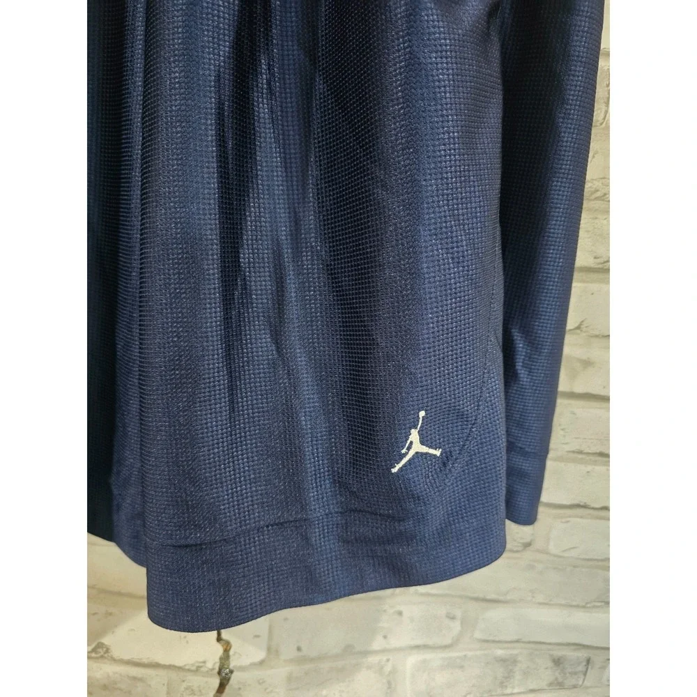 Vintage Nike Air Jordan Basketball Shorts Men's XL 20th Anniversary Navy Shiny